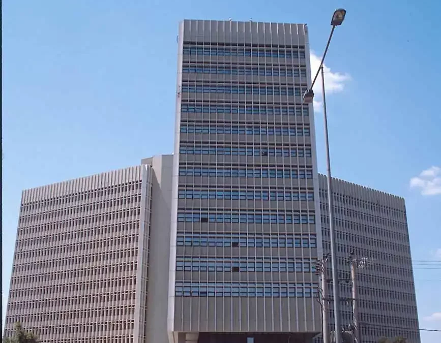 OTE Public Telecommunications Company Head Offices-EXTERNAL WINDOWS, 1984